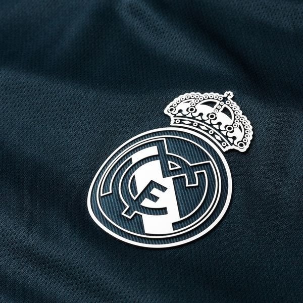 Camisa oficial Adidas Real Madrid 2018 2019 II jogador manga comprida